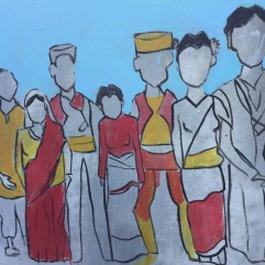 Une famille népalaise